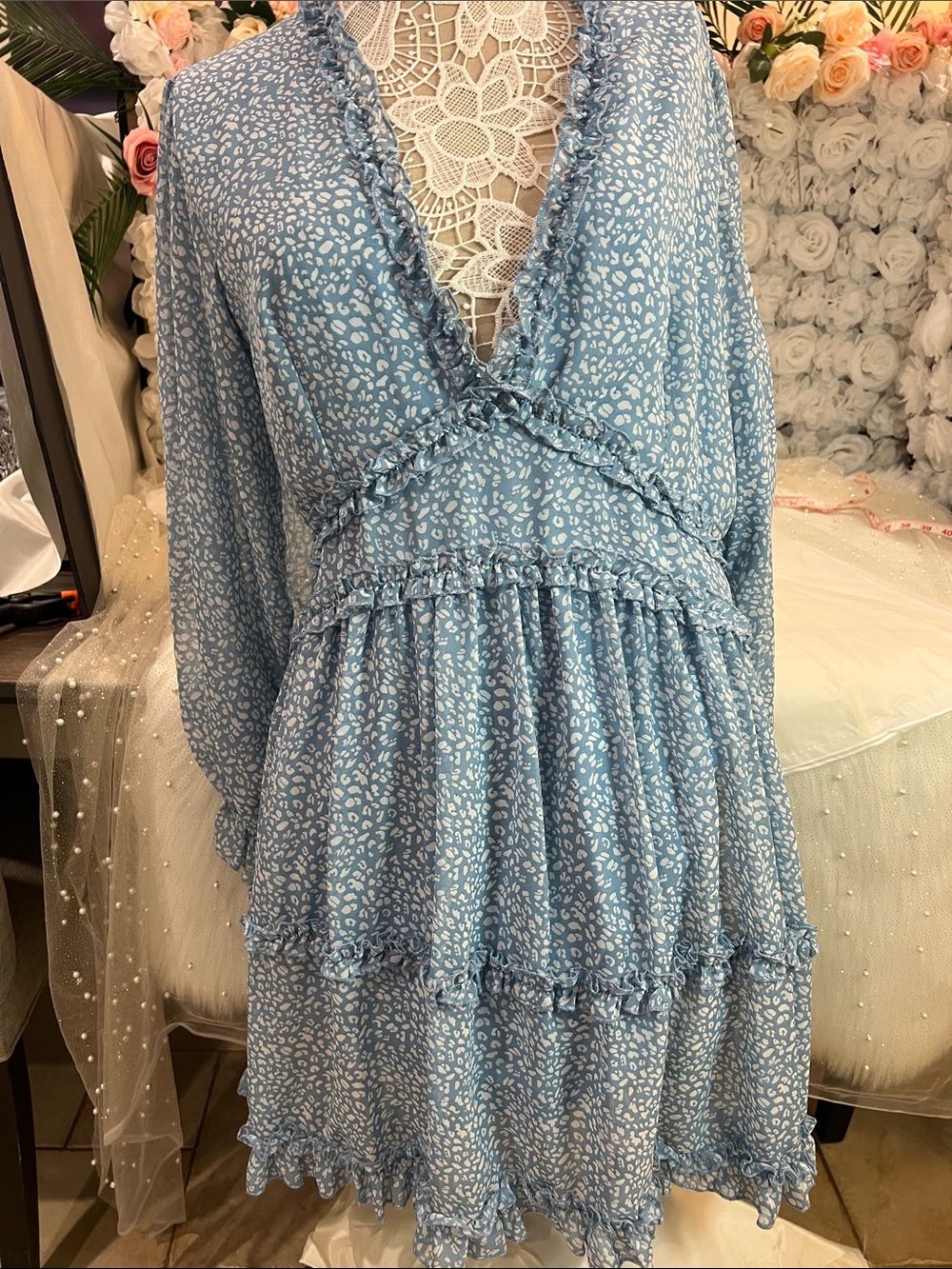Cupshe Light Blue flowy